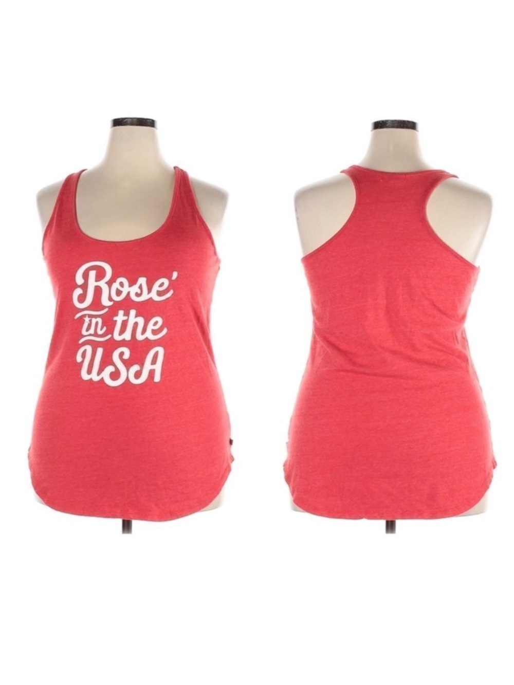 TIPSY ELVES Rosé in the USA Graphic Racerback 2X